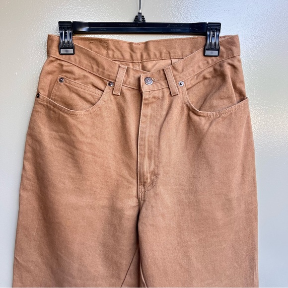 Classic VTG Jordache Brown Denim Hiking Gorpcore Y2K Jeans 10 High Rise Casual - Picture 3 of 12
